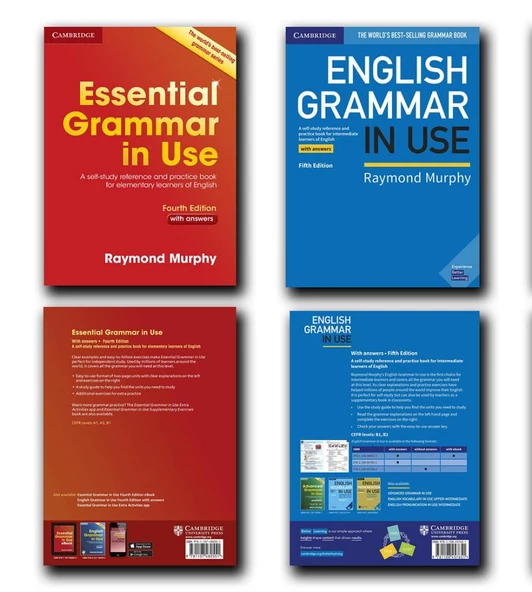 Essential Grammar in Use + English Grammar in Use 5th with CD's