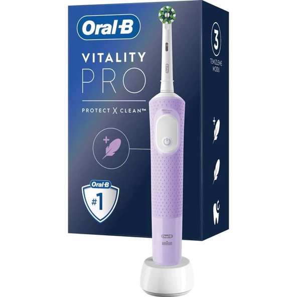 Oral-B Braun Diş Fırçası Şarjlı Pto Vitality Lila ürün görseli