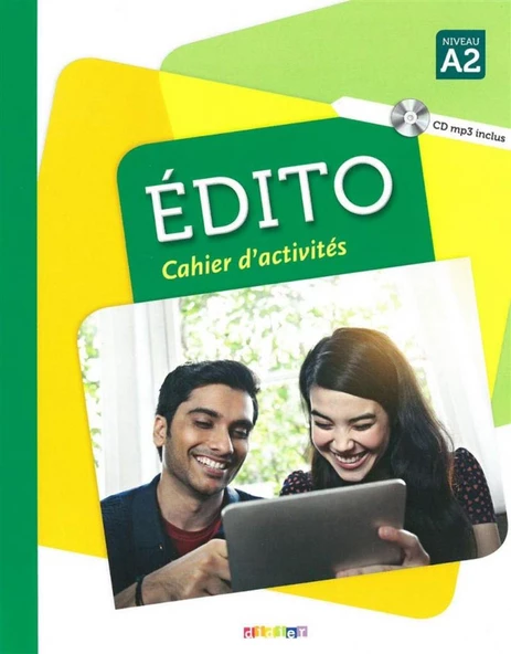 Edito A2 Niveau Méthode de français Livre + Cahier d'exercices + DVD (2016-2020) - Resim 4