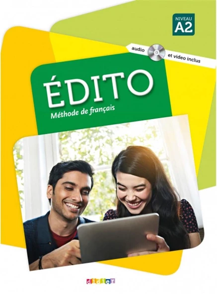 Edito A2 Niveau Méthode de français Livre + Cahier d'exercices + DVD (2016-2020) - Resim 3