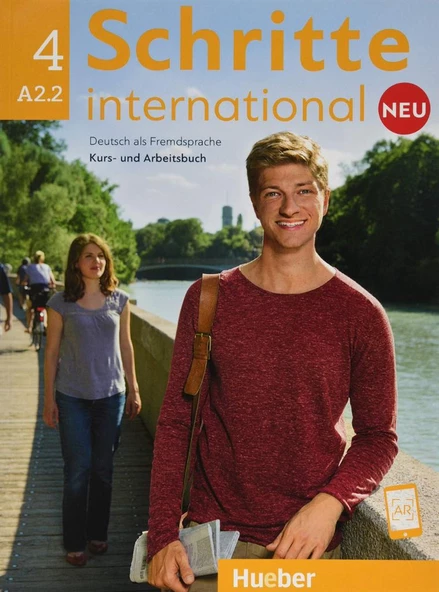Schritte International Neu 4 ( A2.2 ) Kurs Und Arbeitsbuch + Ar Teknolojisi Ile Kolay Öğrenme