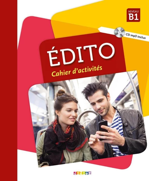 Edito B1 Niveau Méthode de français Livre + Cahier d'exercices + DVD (2016-2020) - Resim 3
