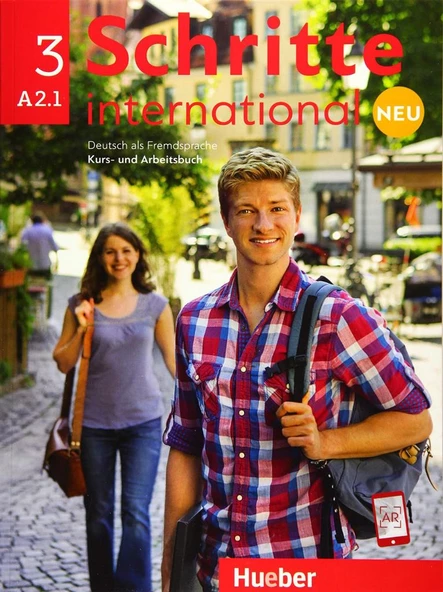 Schritte International Neu 3 ( A2.1 ) Kurs Und Arbeitsbuch + Ar Teknolojisi Ile Kolay Öğrenme ürün görseli 1