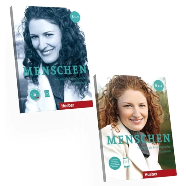Menschen B1.2 Kursbuch und Arbeitsbuch mit Audio+ AR Teknolojisi ile Kolay Öğrenme