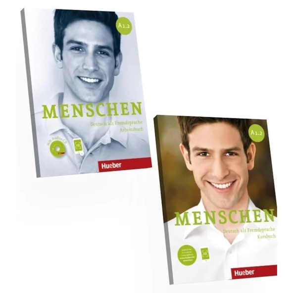 Menschen A1.2 Kursbuch und Arbeitsbuch mit Audio + AR Teknolojisi ile Kolay Öğrenme