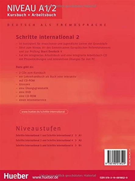 Schritte International 2 Niveau A1/2 - Resim 2