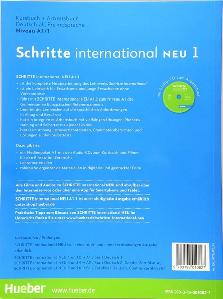 Schritte International Neu 1 ( A1.1 ) Kurs Und Arbeitsbuch + Ar Teknolojisi Ile Kolay Öğrenme - 2