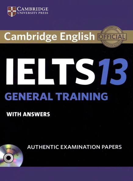 Cambridge English IELTS 13 GENERAL TRAINING with Answers +AudioCD ürün görseli 1