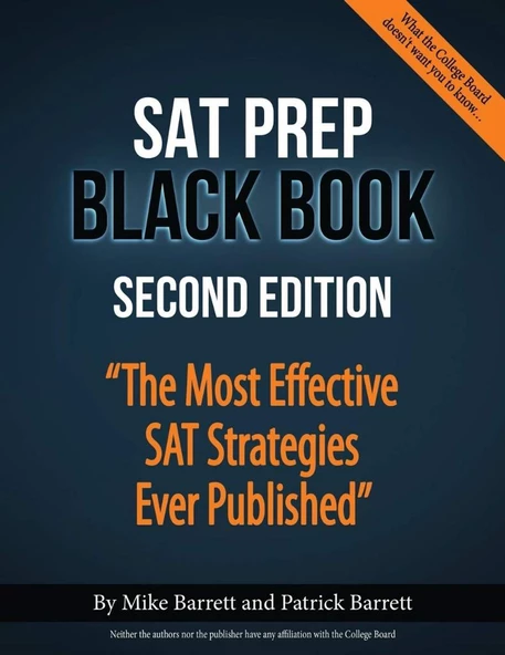the SAT PREP BLACK book 2nd      Barrett & Barrett