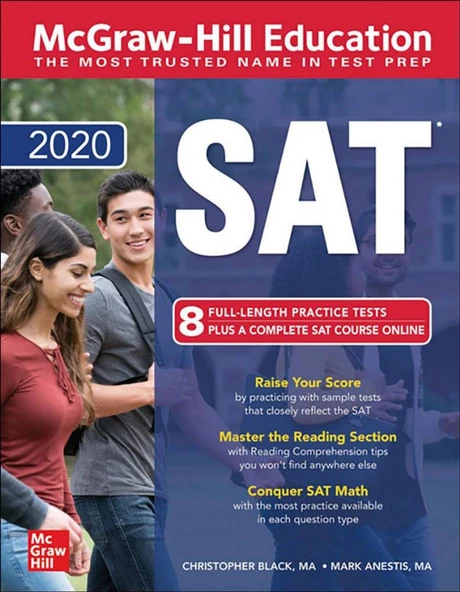 SAT 2020 McGraw-Hill Education with ONLINE (Black & Mark Anestis) ürün görseli 1