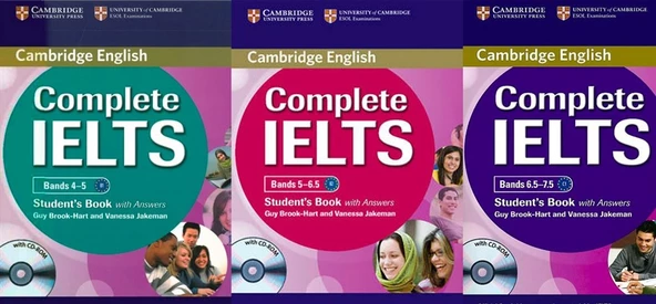 Complete IELTS Bands 4-5,5-6.5,6.5-7.5 Student's Book+Workbook+CD