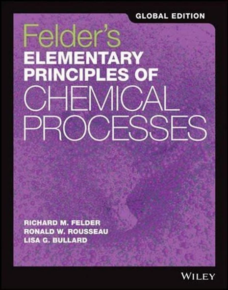 felder's elementary principles of chemical processes 4th