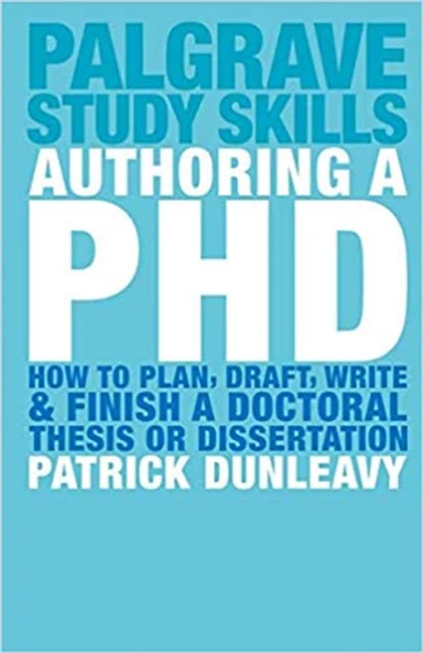 authoring a phd (patrick dunleavy) ürün görseli
