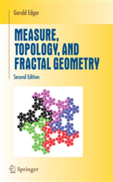 measure topology and fractical geometry 2nd (gerald edgar) ürün görseli 1
