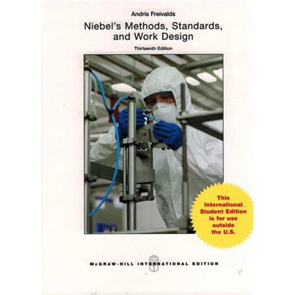 niebel's methods, standards and work design 13th (freivalds, niebel) ürün görseli 1