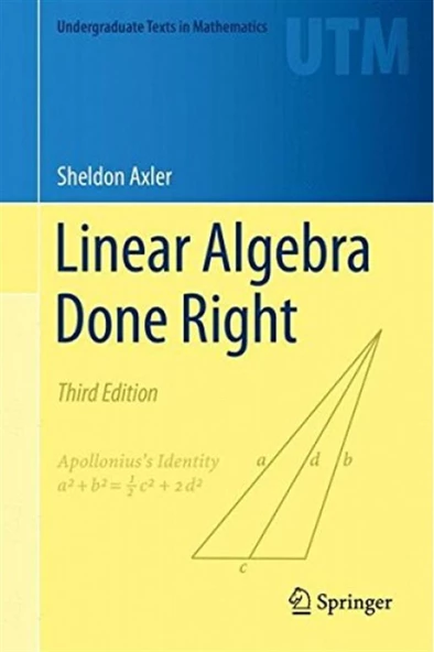 linear algebra done right 3rd (sheldon axler)