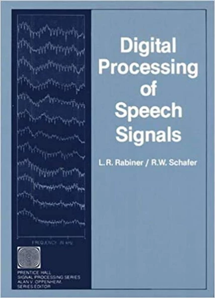digital processing of speech signals (rabiner, schafer) 1978 ürün görseli