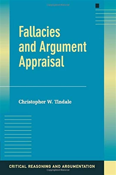 Fallacies and Argument Appraisal (Tindale) ürün görseli 1
