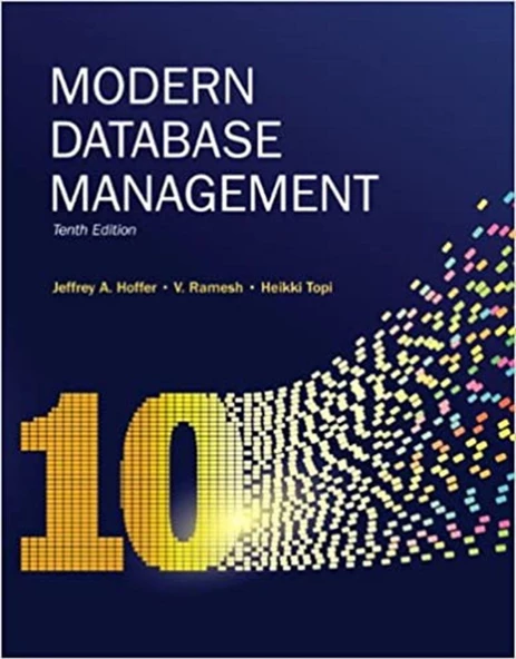 modern database management 10th (jeffrey a. hoffer, v. ramesh, heikki topi) ürün görseli
