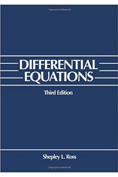 differential equations 3rd (shepley l. ross) ürün görseli
