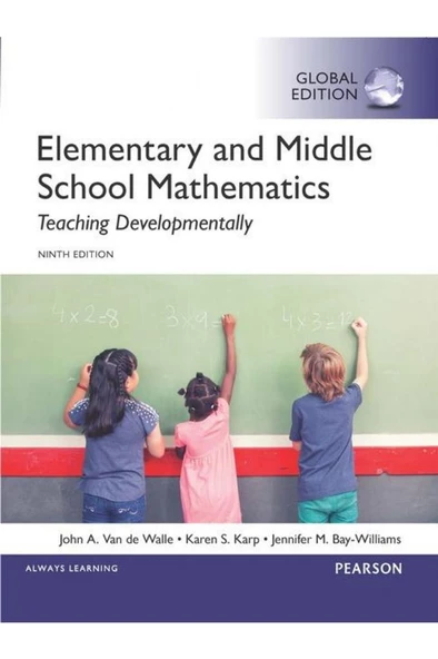 elementary and middle school mathematics 9th (walle, karp, williams) ürün görseli
