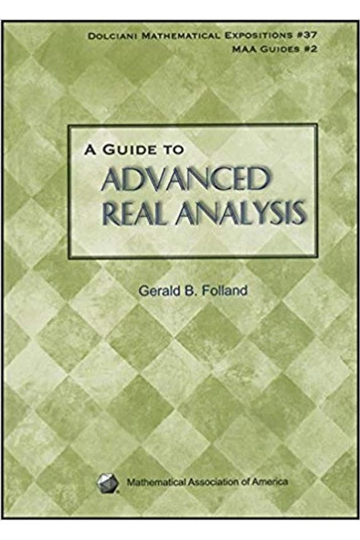 a guide to advanced real analysis (gerald folland) ürün görseli 1