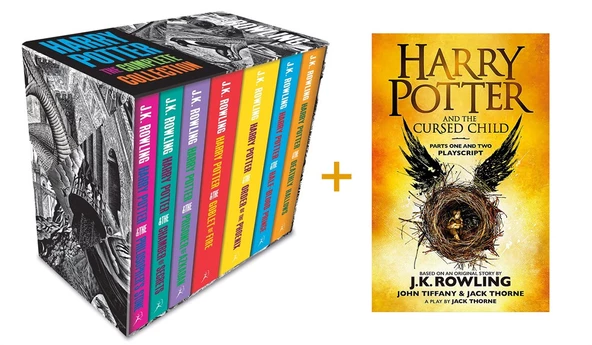 Bloomsbury Harry Potter Boxed Set: The Complete Collection Adult Paperback + Harry Potter And The Cursed Child - 1