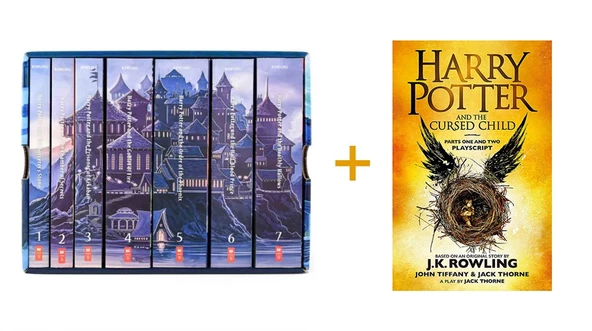 Scholastic Harry Potter Box Set +  Harry Potter And The Cursed Child (8 Book)