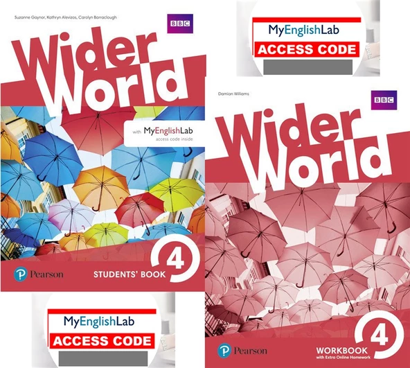 Wider World 4 Students' Book + Workbook with Myenglishlab  (Online Access Code lu)