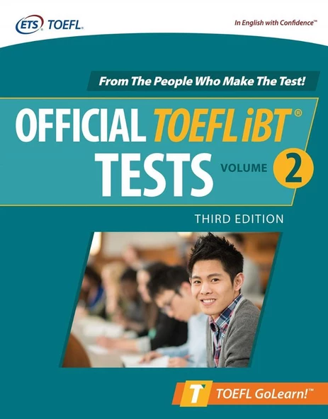 ETS official TOEFL iBT tests with audio volume 2  (3rd Ed.) ürün görseli 1