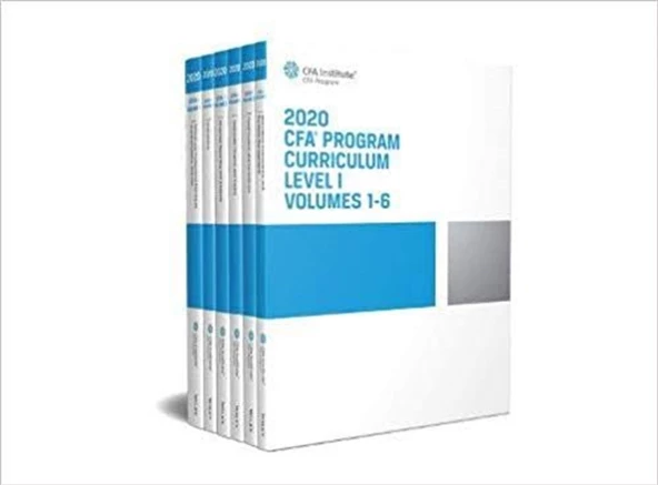 CFA Program Curriculum 2020 Level I ( 1 ) Volumes 1-6 Box Set