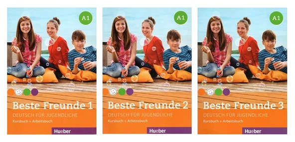 Beste Freunde A1 ( 1 - 2 - 3 ) Kursbuch + Arbeitsbuch ( SET - 3 Kitap + 3 CD )