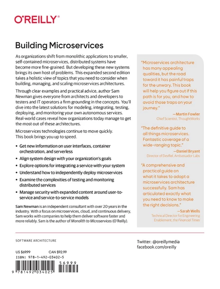 Building Microservices: Designing Fine-Grained Systems SECOND EDITION Sam Newman - 2