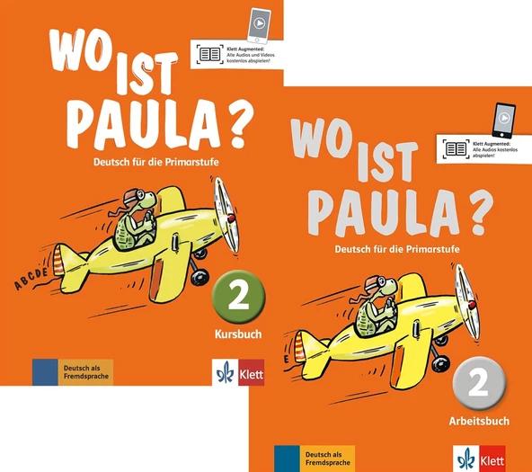 Wo ist Paula? 2 Kursbuch + Arbeitsbuch mit CD-ROM (MP3-Audios) ürün görseli 1