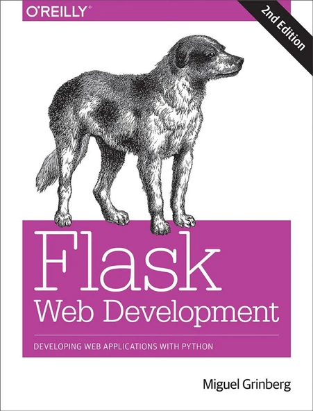 Flask Web Development: Developing Web Applications with Python 2nd Edition by Miguel Grinberg ürün görseli