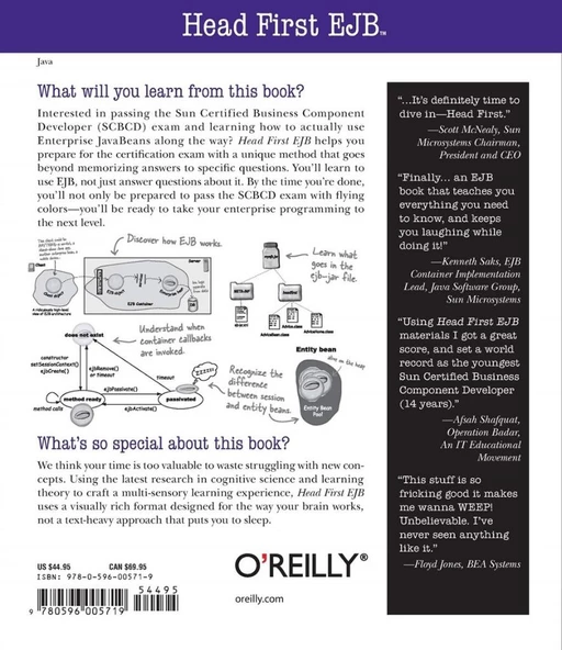 Head First EJB (Brain-Friendly Study Guides; Enterprise JavaBeans) 1st Edition - Resim 2