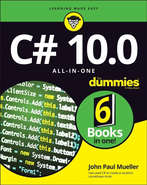 C# 10.0 All-in-One For Dummies (For Dummies (Computer/Tech)) 1st Edition ürün görseli