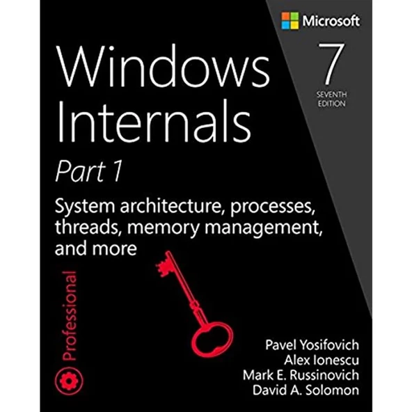 Windows Internals: System architecture, processes, threads, memory management, and more, Part 1 (Developer Reference) 7th Edition