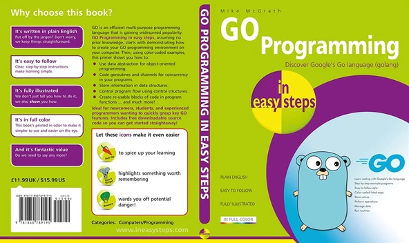 GO Programming in easy steps: Learn coding with Google's Go language ürün görseli