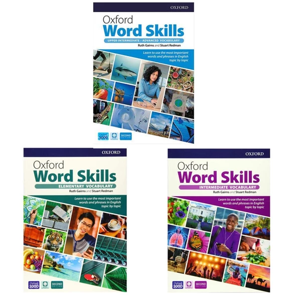 Oxford Word Skills 2nd Packed (Elementary + intermediate + Upper-intermediate - advanced) ürün görseli