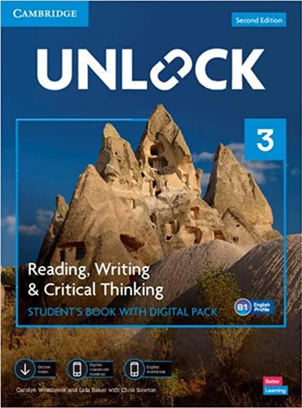 Unlock Level 3 Reading, Writing and Critical Thinking Student's Book with Videos