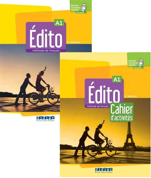 Edito A1 2e édition 2022 Méthode de français Livre de l'élève + Cahier d'exercices + Downloadable Audios