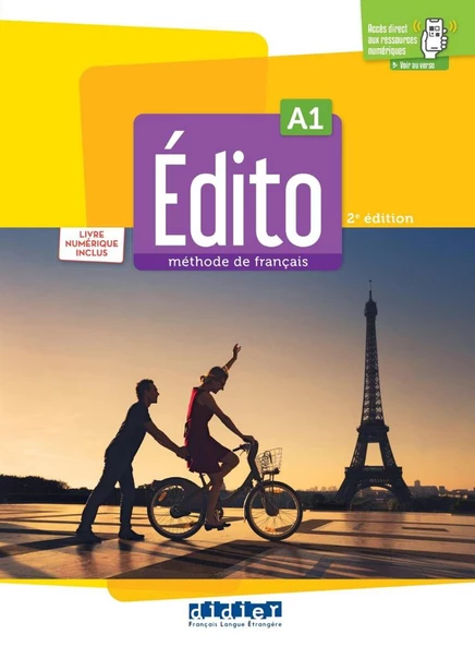 Edito A1 2e édition 2022 Méthode de français Livre de l'élève + Cahier d'exercices + Downloadable Audios - 2