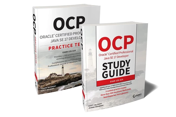 OCP Oracle Certified Professional Java SE 17 Developer Certification Kit: Exam (Study Guide + Practice Tests (2 BOOK)) 1Z0-829 Jeanne Boyarsky