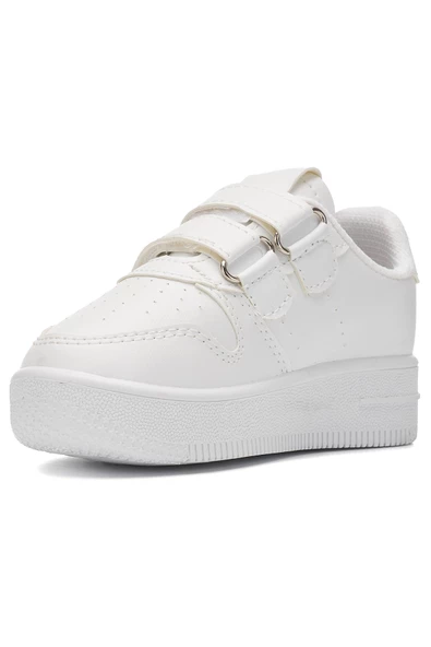 Günlük Kız Erkek Çocuk Spor Ayakkabı Sneaker Cırtlı Çift Şeritli Rahat Hafif  ZL001 - 11