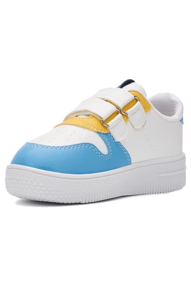 Günlük Kız Erkek Çocuk Spor Ayakkabı Sneaker Cırtlı Çift Şeritli Rahat Hafif  ZL001 - 2