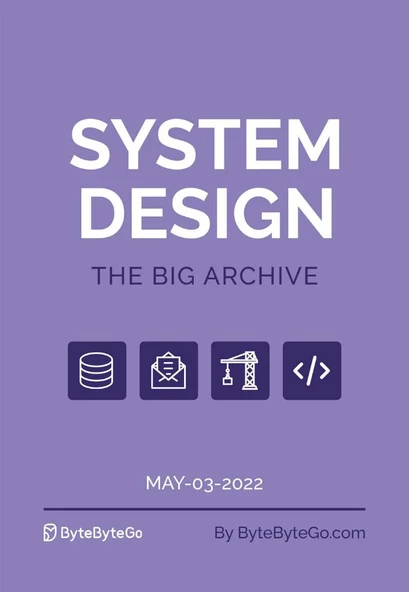 System Design The Big Archive ByteByteGo Alex Xu ürün görseli