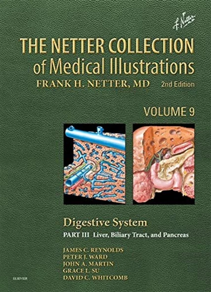The Netter Collection of Medical Illustrations: Digestive System: Part III - Liver, etc. (Netter Green Book Collection) 2nd Edition James C Reynolds MD ürün görseli 1