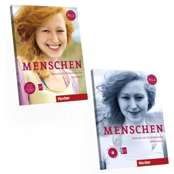 Menschen A1.1 Kursbuch und Arbeitsbuch mit Audio+ AR Teknolojisi ile Kolay Öğrenme