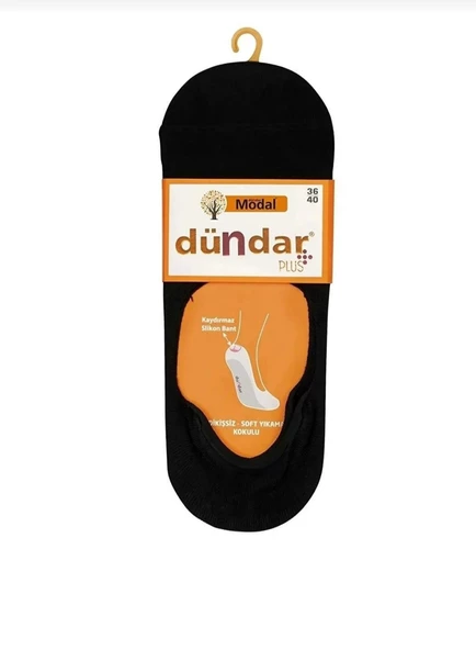 DÜNDAR PLUS 6913 BAYAN MODAL SİLİKONLU BABET ÇORAP 6 ADET - 2
